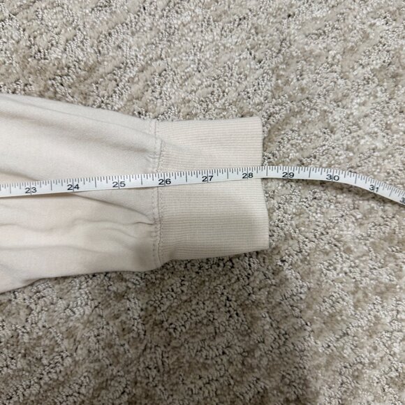 Lou & Grey Zip-Up Hoodie – Soft Neutral | Size M - Picture 4 of 7